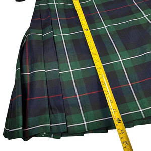 Jupe plissée rétro à carreaux vert-noir motif tartan MacKenzie, kilt traditionnel pour filles 2026 - Product Image 6