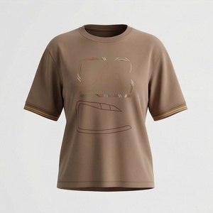 เสื้อเชิ้ตทำงานผู้หญิงมาใหม่ แฟชั่นฤดูใบไม้ผลิและฤดูใบไม้ร่วง ลายพิมพ์ทันสมัย สไตล์ลำลอง ชุดเดรสผู้หญิง ผ้าซาตินปักเลื่อม น้ำหนัก 240 กรัม ผ้าฝ้าย 100% - Product Image 1