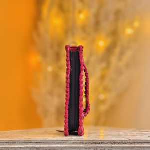 Cartera de Cuero Genuino Tallada a Mano, Moderna y Elegante, 2026, con Espacio para Teléfono, Multiusos, Color Rosa, Tipo Bandolera - Product Image 2