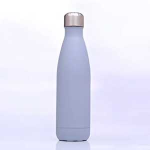 Premium Matte Charcoal Stainless Steel Water <b>Bottle</b> Leakproof Double Wall Vacuum Insulated Sports <b>Flask</b> for Outdoor Gym - Product Image 2