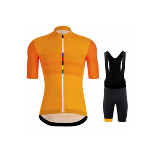Ensemble de maillots de cyclisme sportifs de haute qualité à séchage rapide pour l'été avec impression de logo personnalisé - Product Image 4