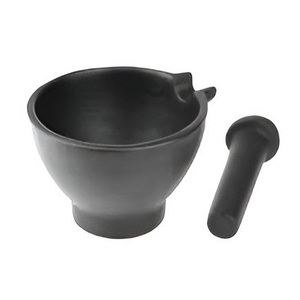 Mortero y Maja de Hierro Fundido Pesado Estilo Sil Batta Tradicional Indio para Moler - Product Image 5