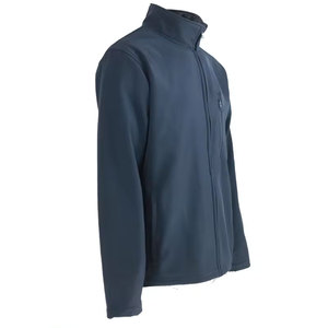 Econex Sports Men's Blue Fleece Jacket Full <b>Zip</b> Stand Collar Windproof Casual Outdoor Wear Regular Fit Polyester Finished - Product Image 6