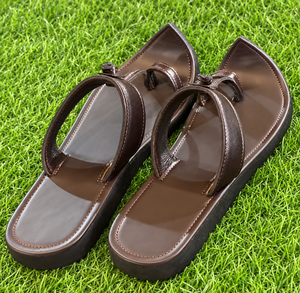 Sandalias Unisex Premium de Cuero Marrón Transpirables y Ligeras con Correa en el Dedo del Pie, Doble Correa, Calzado Casual de Verano, Tallas 2-11, Venta al Por Mayor - Product Image 2