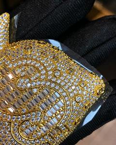 VVS Moissanite <b>Tester</b>-Pass for Certified Fashionable Sterling Silver 925 Rose <b>Gold</b> Plated Hip Hop Iced Charm Pendant Jewelry - Product Image 3