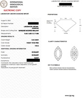 Montresor Infini, Diamante Cultivado en Laboratorio de 1.0 Ct, Corte Brillante, Color D, Claridad VVS2, Certificado IGI 710549583