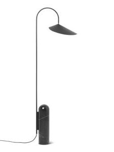 Floor Lamp with Marble Base Antique Brass Luxury Look Durable Modern Interior Floor Lamp for Living Room Home Decoration - Product Image 6
