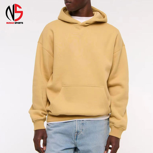 เสื้อฮู้ดดี้สีเหลืองมัสตาร์ดสำหรับผู้ชาย สไตล์สตรีทแวร์ ผ้าฝ้ายฟลีซ 100% แบบสั่งทำพิเศษ OEM สวมใส่สบาย ทรงปกติ สำหรับฤดูหนาว แห้งเร็ว ระบายอากาศได้ดี - Product Image 4