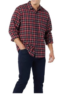 Camisa de Franela de Moda Casual para Hombre, Material de Algodón Ligero de Alta Calidad Premium, Color Sólido, Transpirable, a Cuadros - Product Image 5