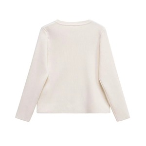 <b>Women's</b> Elegant Knit Sweater Long Sleeve Soft Comfortable <b>Warm</b> Casual Pullover Top with Relaxed Loose Fit Crew Neck Design - Product Image 2