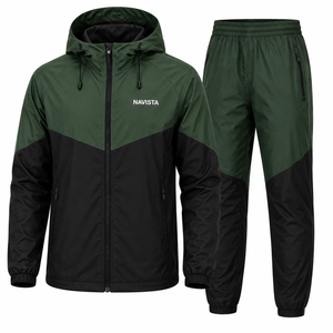 Custom Windbreaker Set High Quality <b>Wind</b> <b>Breaker</b> Set Two Piece Track Suit Lightweight Windbreaker Tracksuit Set casual wear - Product Image 3