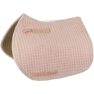 Plain Dyed Polycotton Lining OEM Customized Made Saddle Pads Premium Quality Breathable Comfortable Custom Logo - Product Image 3