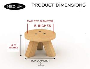 Estantes de Madera de Alta Calidad, Soporte de Esquina para Flores, Interior/Exterior, Jardín, Soporte de Madera para Macetas - Product Image 3