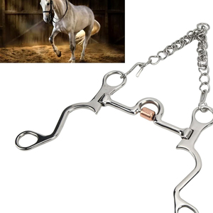 Stainless Steel Copper Mouth Horse Bit for Training Riding Durable OEM Custom Manufacturing Horse Riding Bits Customized - Product Image 4