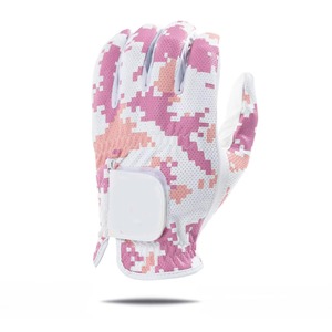Gants de golf en cuir véritable pour gauchers avec fermeture auto-agrippante antidérapante, logo personnalisé en relief, emballage personnalisé - Product Image 4