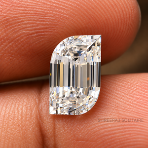 SHREERAJ SOLITAIRE Diamant de laboratoire de 2 carats, taille flamme, certifié IGI, couleur DEF, clarté VVS2 VS1, forme fantaisie, diamant non monté pour - Product Image 2