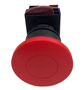 NPB22-M11R Non-illuminated Push <b>Button</b>, Muahroom Head 40mm, 1a1b, Red - Product Image 3