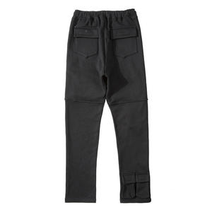 Pantalon de jogging cargo décontracté pour homme, style streetwear printemps, multi-poches, en toile respirante et écologique - Product Image 6