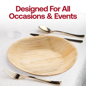 Eco Friendly Palm Leaf <b>Disposable</b> Traditional Round <b>Plates</b> for Takeaway Catering and Food Service - Product Image 5