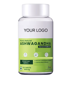 Capsules d'Ashwagandha Biologiques Naturelles avec Extrait Pur de Poudre de Racine, Culture Sauvage, Conditionnement en Bouteille, Prix de Gros - Product Image 3