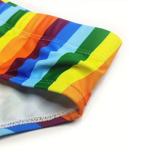 Service OEM – Short de bain décontracté pour homme, taille élastique, multicolore, séchage rapide, écologique, 100 % polyester - Product Image 3