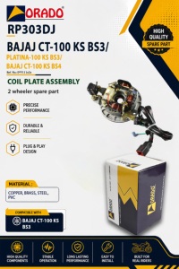 Ensemble de bobine de stator Bajaj CT 100 KS BS3 Platina 100KS, qualité export, pour pièces détachées de deux-roues, Inde, Orado. - Product Image 4