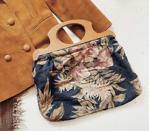 Magnifique pochette bohème en bois avec chaînes métalliques et détail bouton, sac de soirée indien artisanal durable, sac à vêtements - Product Image 5