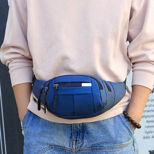 Sac banane unisexe Econex Sports en similicuir bleu, sangle détachable, fermeture éclair, étanche, pour la chasse, la randonnée, 21L - Product Image 5