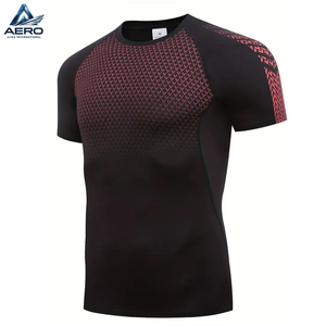 เสื้อยืดแขนสั้นคุณภาพดี วัสดุเยี่ยม ระบายอากาศได้ดี ซับเหงื่อ เหมาะสำหรับออกกำลังกายสำหรับผู้ชาย - Product Image 3