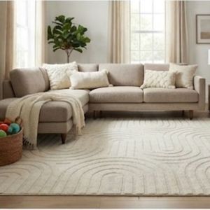 Hot Selling Modern Abstract Rectangle Area <b>Rug</b> 100% Polyester Or Natural Tufted Wool Eco Friendly Living Room Use - Product Image 4