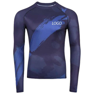 OEM Custom Rash Guard Breathable Sports <b>Compression</b> <b>Shirt</b> - Product Image 4