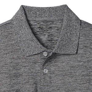 Polo pour Homme de Qualité Supérieure, Logo Personnalisé, Bicolore, Manches Courtes, Design Respirant, Tissu Tricoté 100% Coton - Product Image 2