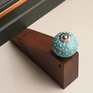 Wooden Handcrafted Door Stop Wooden Door <b>Stopper</b> Handmade Door Wedges Solid English Door Wedge wooden Door <b>Stoppers</b> - Product Image 1