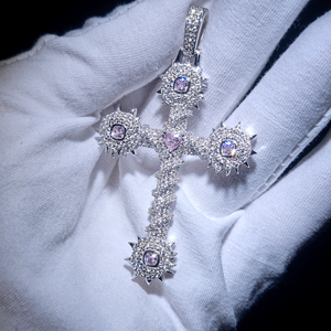 Venta al por mayor de fábrica: Nuevo conjunto de joyería de collar con cadena cubana y colgante de letra de moda, estilo HipHop Iced Out de alta calidad, ideal como regalo de Año Nuevo. - Product Image 6