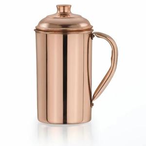 Bouteille d'eau classique en cuivre pur, écologique, anti-fuite, grande capacité, logo personnalisable, gourde en métal pour la maison - Product Image 3