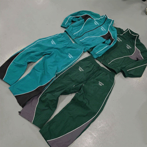 Custom Baggy Windbreaker Tracksuit 2 Piece Set Female Lightweight Oversized Plain <b>Nylon</b> Tracksuit for Men - Product Image 4