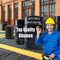 Bitume WELLBANK Grade 60/70 pour la construction routière, emballage en fût de 180 kg, certifié Geochem ASTM
