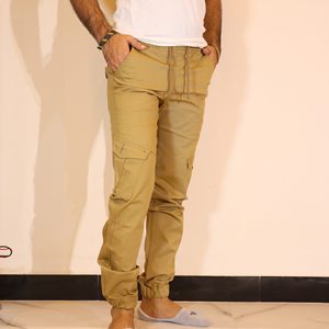 Pantalon cargo tactique pour homme, séchage rapide, résistant à l'eau, multi-poches, randonnée en plein air, vêtements de travail, gris, coupe régulière - Product Image 1