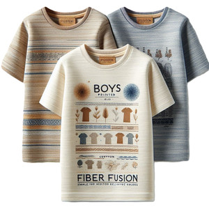 Venta al por mayor 100% algodón Camisetas cuello redondo diseño personalizado impresión 3D digital de manga corta logotipo personalizado para niños sublimación - Product Image 5