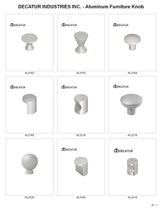 Manijas de aluminio extruido en forma de C para puerta de armario de cocina - Product Image 3