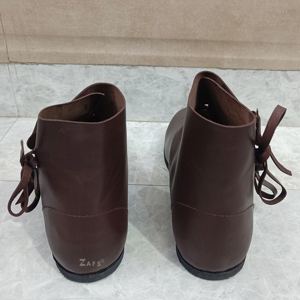 Chaussures en cuir véritable faites à la main, confortables, durables, décontractées et formelles pour hommes, style historique médiéval Renaissance - Product Image 3