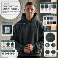 Sweat-shirts unisexes de haute qualité, imprimés à la demande, sweats-shirts surdimensionnés pour hommes, sweats-shirts en molleton de coton pour hommes