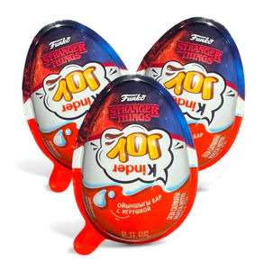 Proveedor mayorista de huevos sorpresa de chocolate Kinderr Joy Stranger Things, en presentaciones de 12, 24, 36 y 72 unidades × 20g, producto de gran venta. - Product Image 3