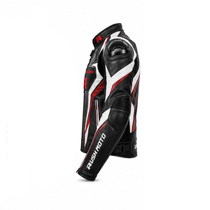 Men's Leather <b>Motorcycle</b> <b>Jacket</b> Full Sleeve Waterproof Breathable Anti-UV Plus Size Racing <b>Summer</b> Adult - Product Image 5