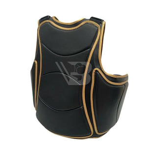 Protector de Pecho de Piel Sintética para Hombre, Protección HD para Taekwondo, MMA, Protector Corporal para Entrenamiento de Artes Marciales - Product Image 1
