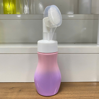 Botol busa Ombre 170ml kosong leher 42mm Dispenser sabun plastik botol busa dengan sikat dibuat di Vietnam