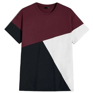 Fitness respirant personnalisé impression 100% coton T-shirt uni col rond hommes manches courtes Slim Fit - Product Image 1