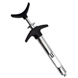 Jeringa Dental Profesional de 1.8 ml, Cuerpo de Acero Inoxidable, Mango de Plástico Negro, Instrumentos Médicos Dentales Reutilizables para Anestesia - Product Image 5