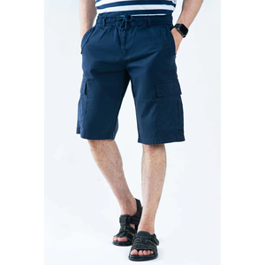Shorts Cargo d'Été en Coton pour Homme, Style Sportif Urbain, Respirant, Longueur Genou, Tissé, Taille Élastique, Logo, XXS - Product Image 1