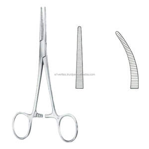 Pinces à artères droites et courbées VERITAS A-1 de qualité supérieure, 16 cm, instruments en acier inoxydable |   porte-aiguille - Product Image 3